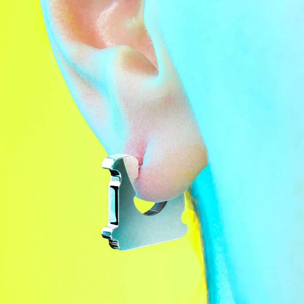 Mini Bread Tab Earring - Image 3