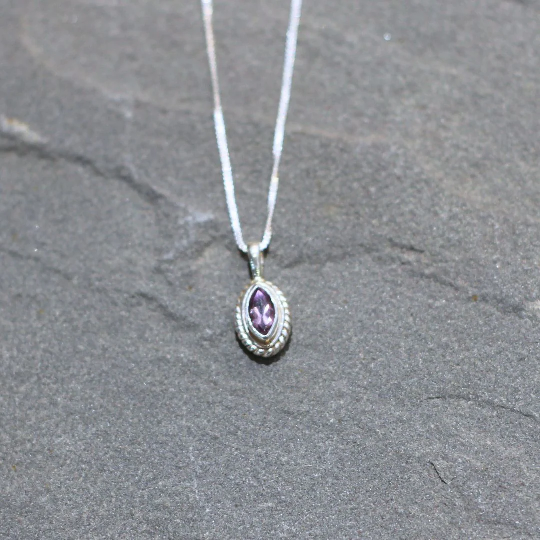 Mini Gemstone Necklace - Image 6