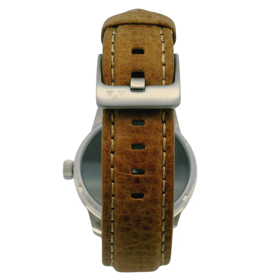 Mother of Pearl Brown Leather Watch - Image 6