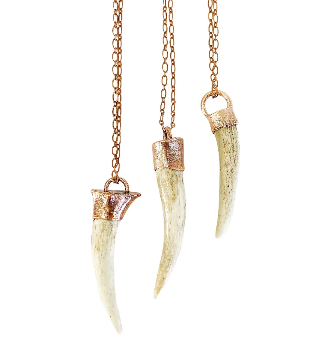 Naturally Shed Antler Necklace - Image 2