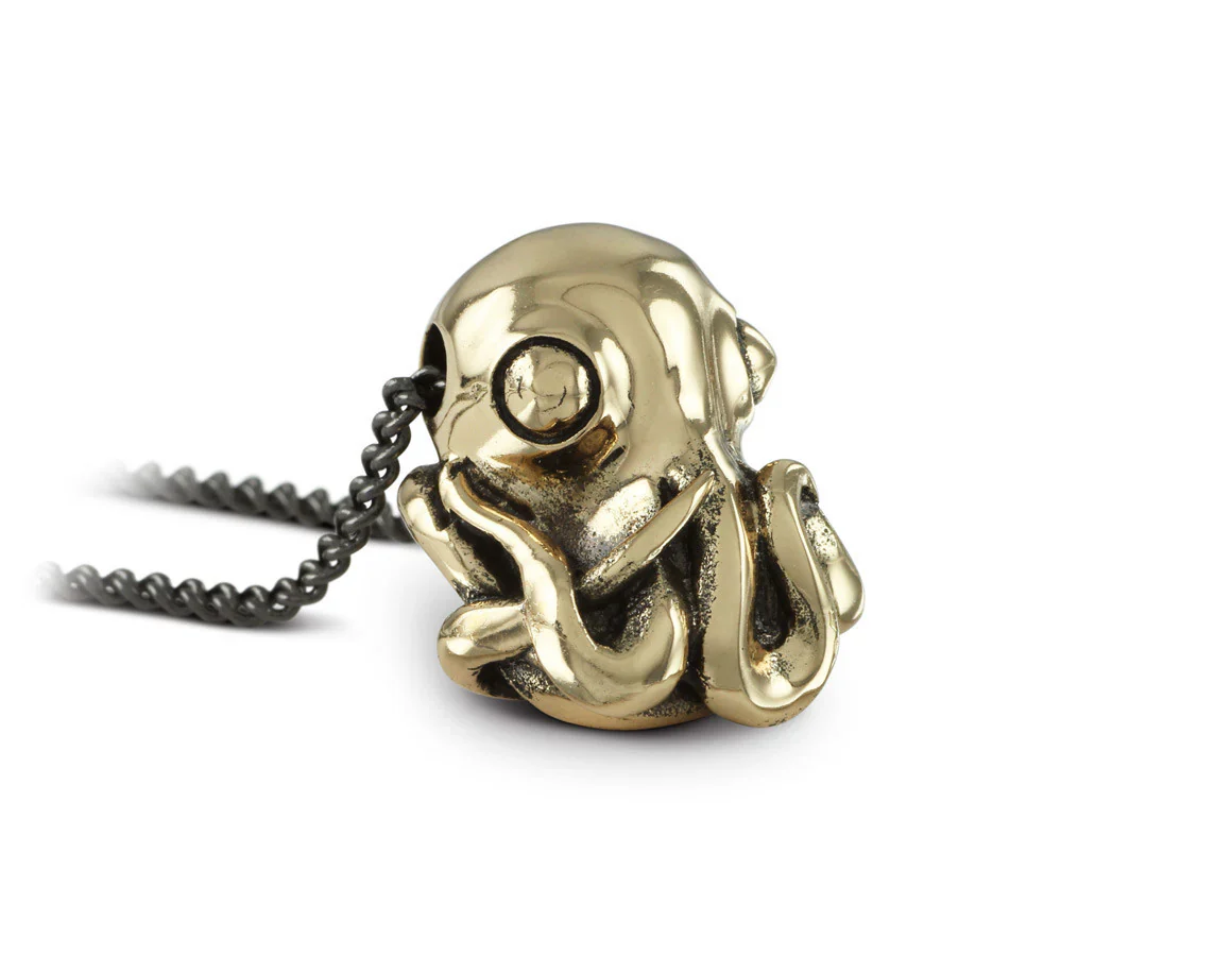 Bronze Octopus Necklace - Image 2