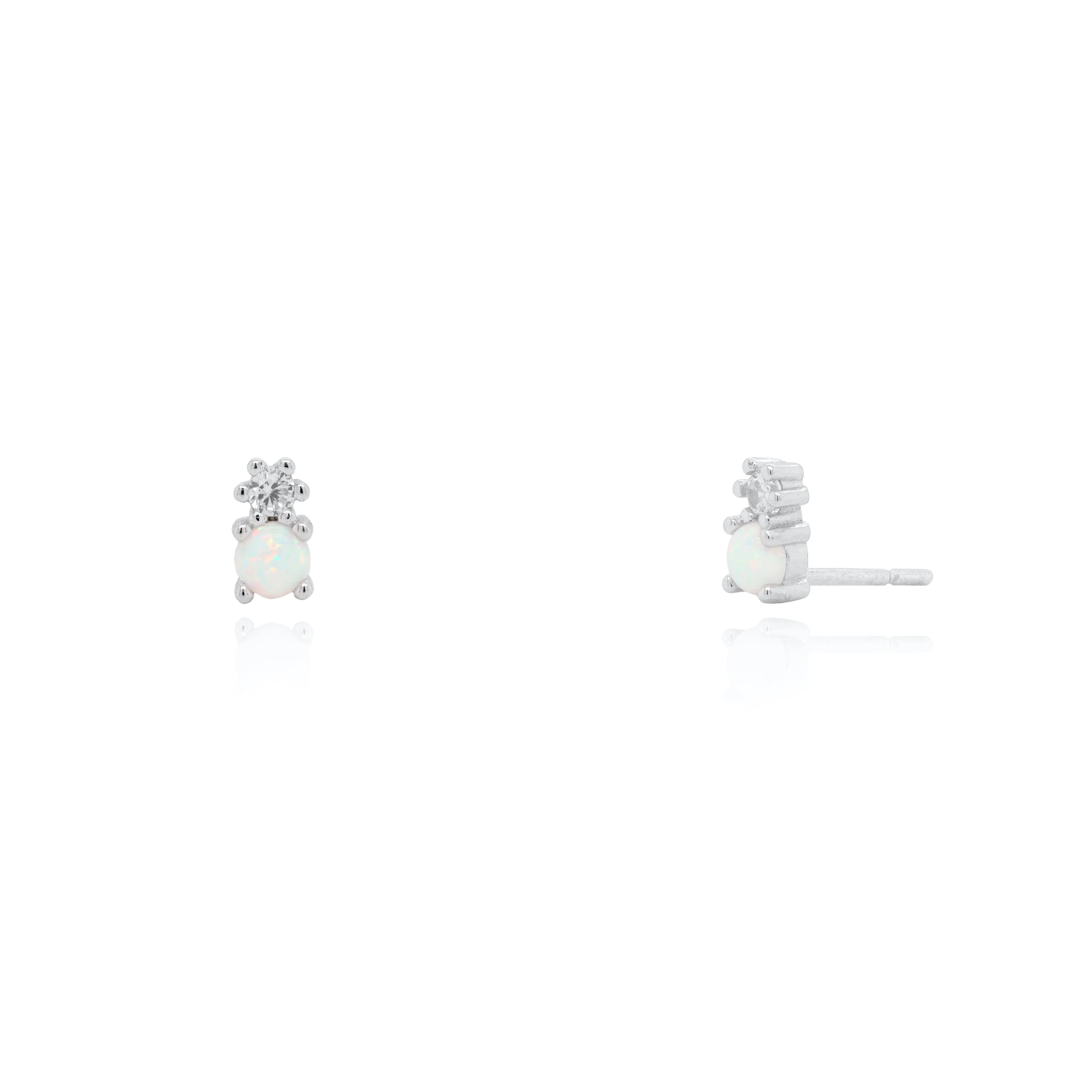 Opal & CZ Studs - Image 2