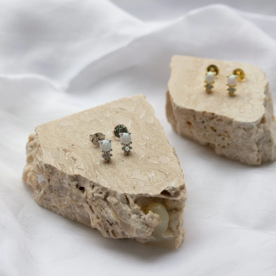 Opal & CZ Studs - Image 3