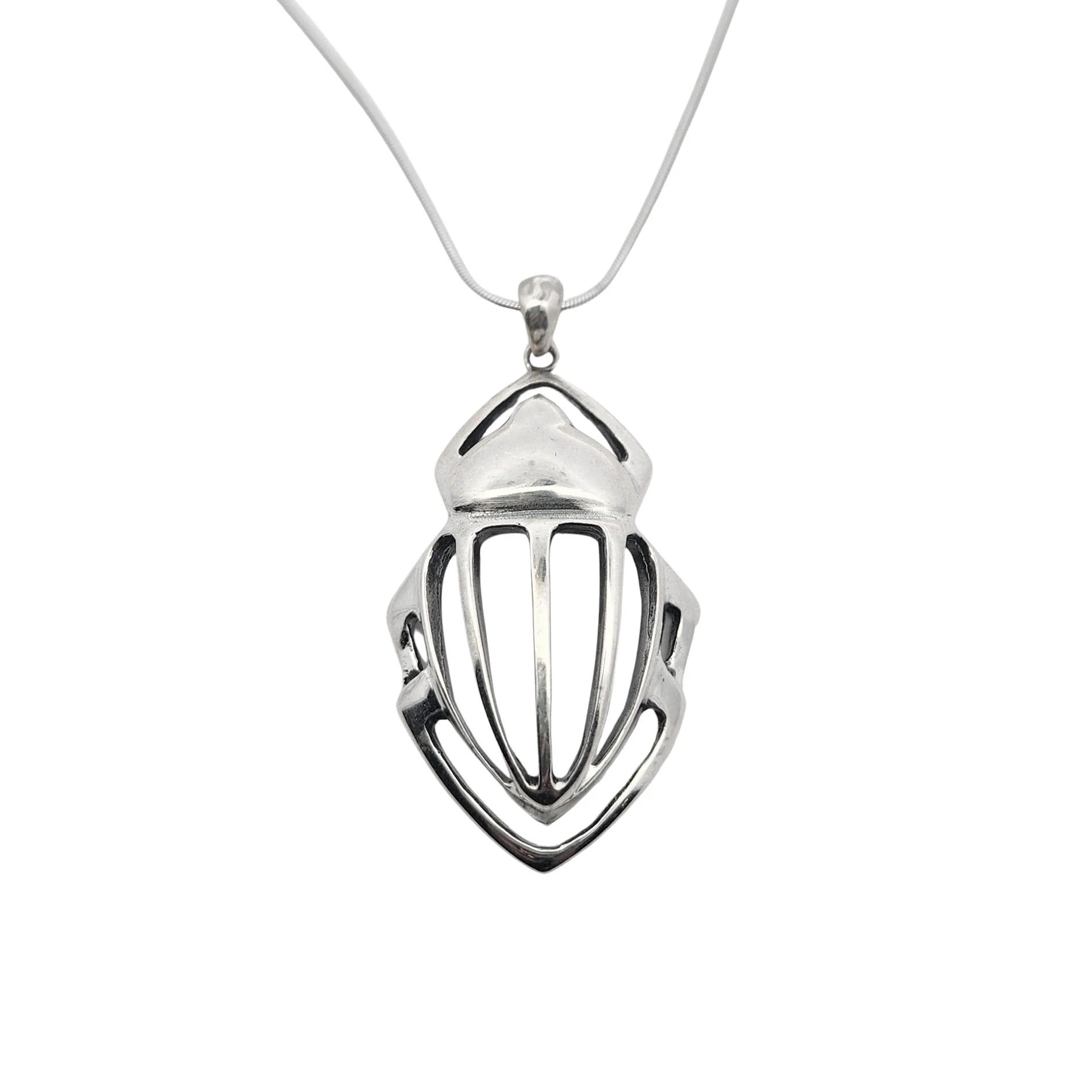 Openwork Beetle Pendant - Image 3