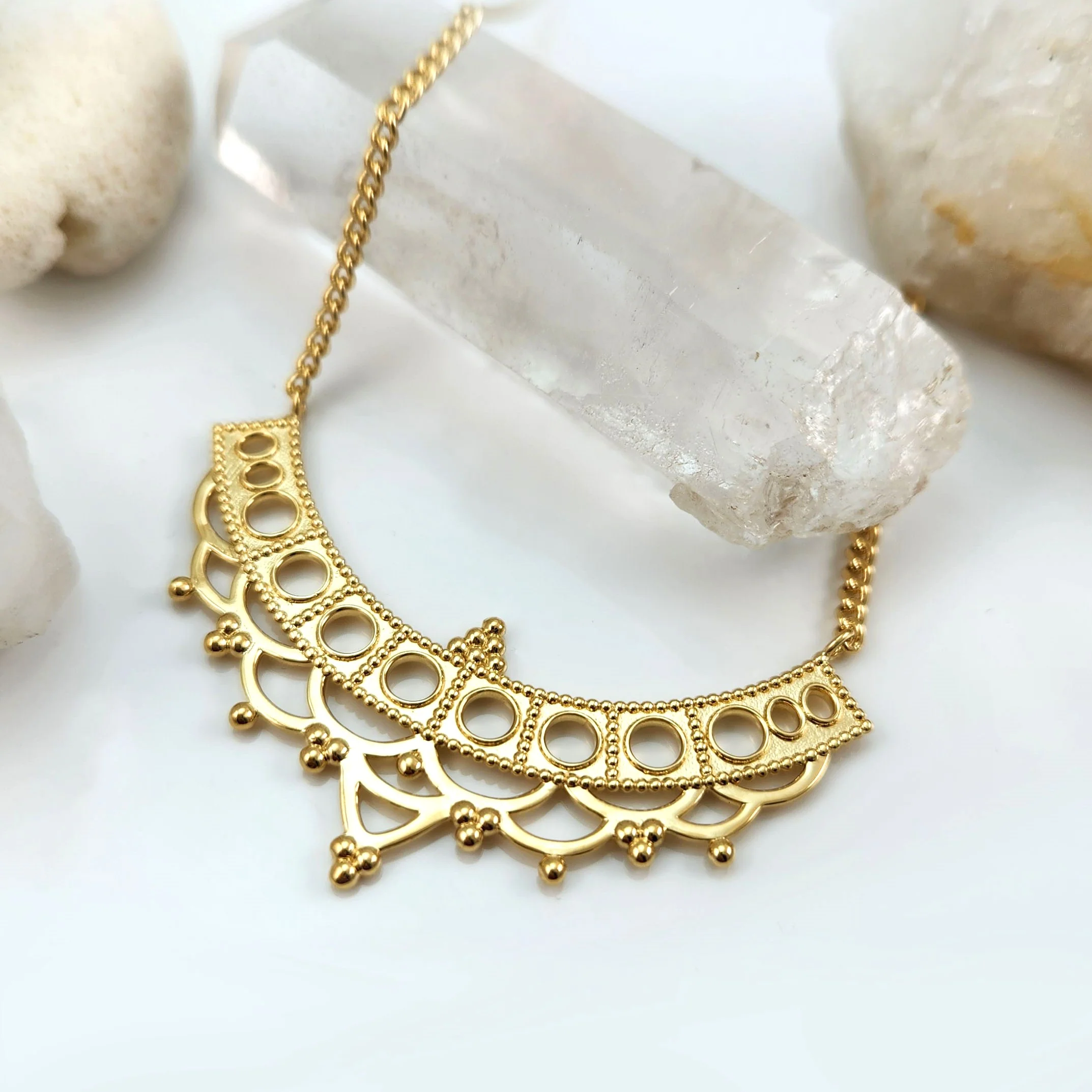 Ornamental Statement Necklace - Image 3