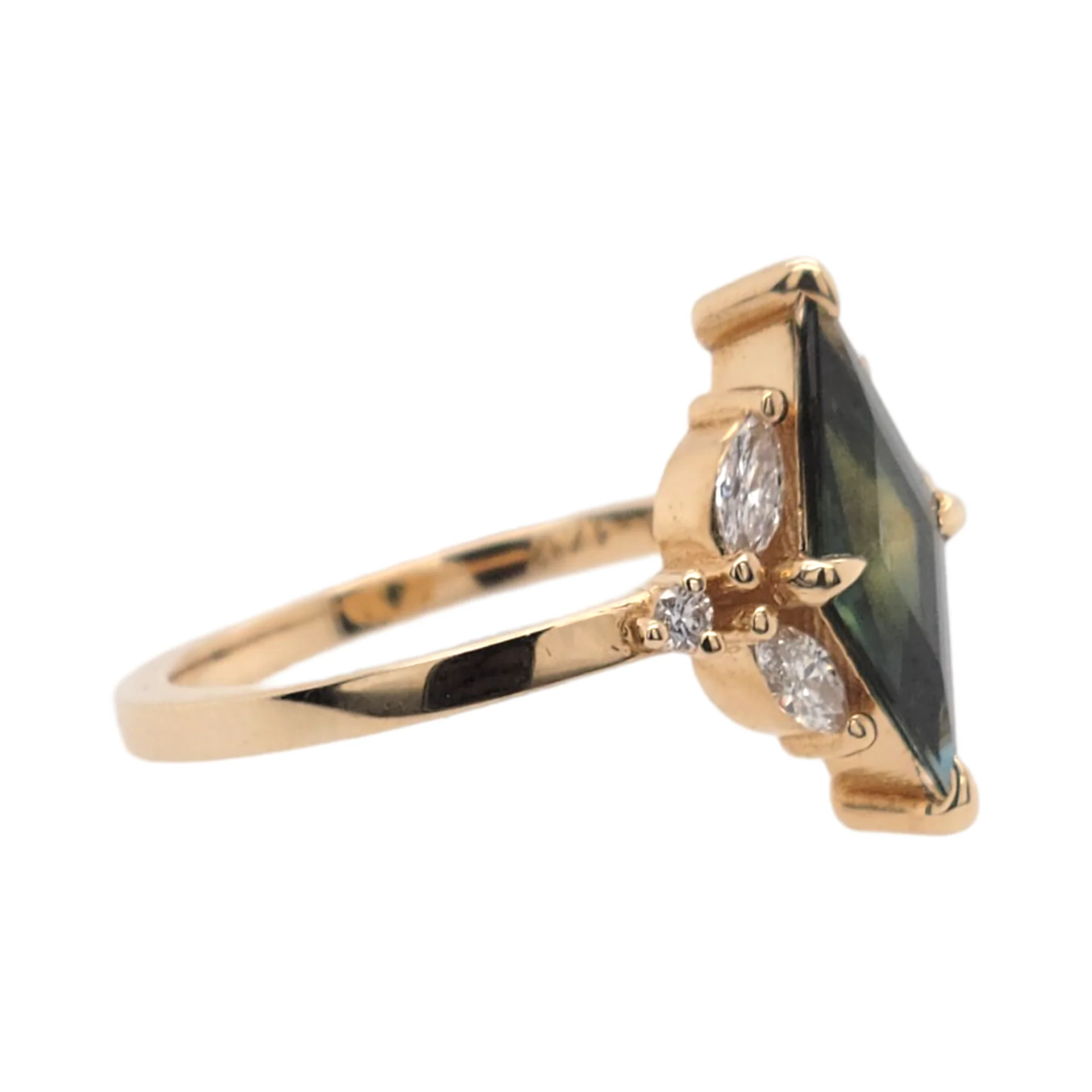 Parti Green Sapphire Ring - Image 2