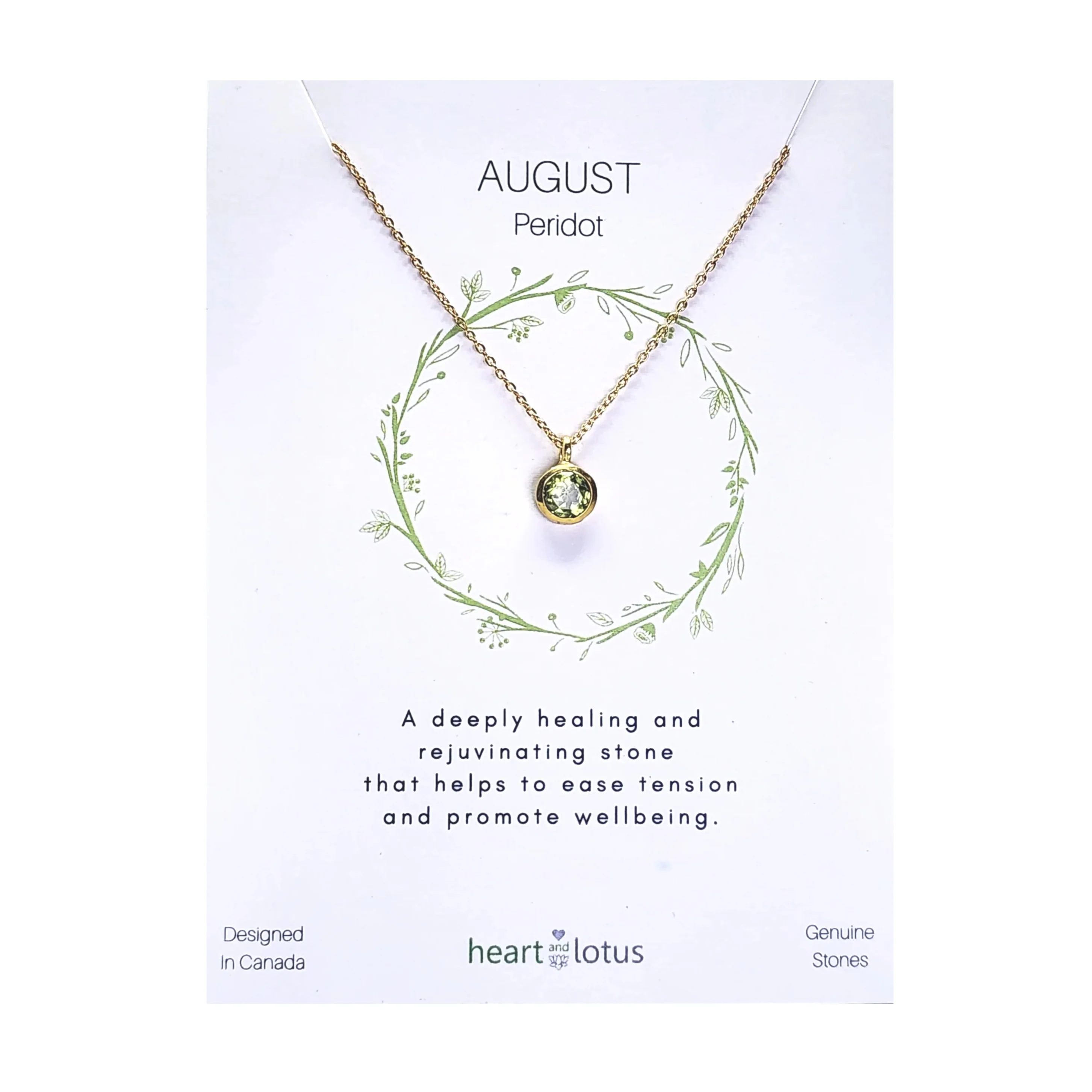 Peridot August Birthstone Necklace - Image 3
