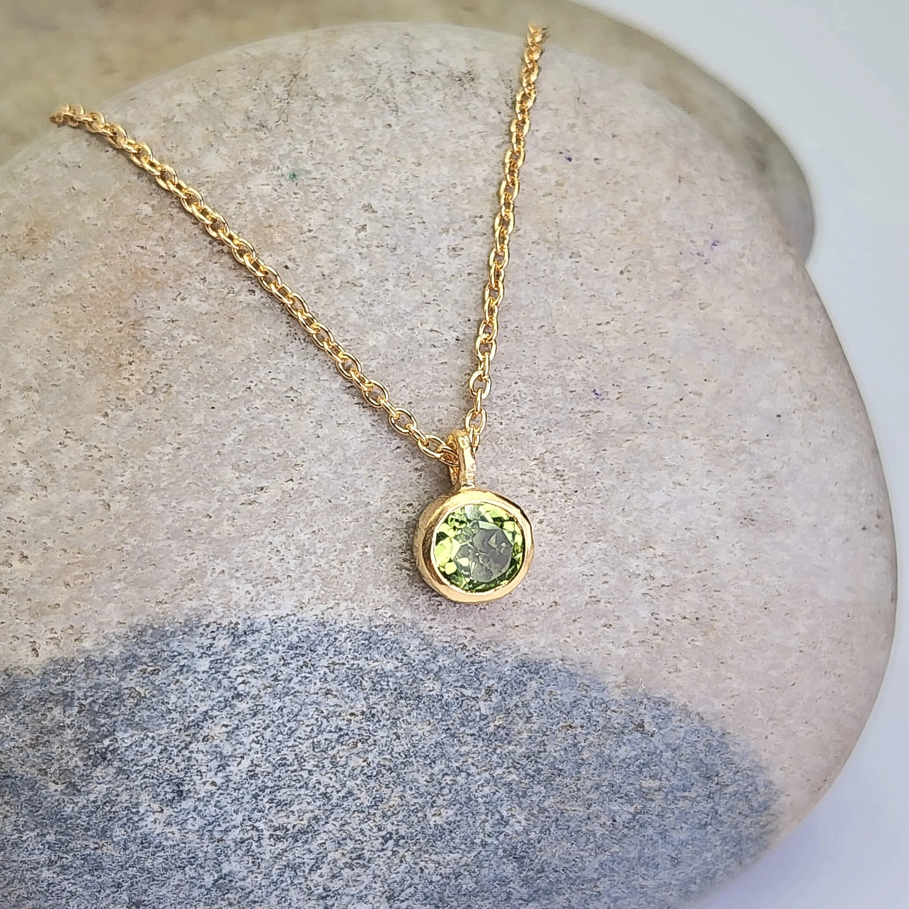 Peridot August Birthstone Necklace - Image 4