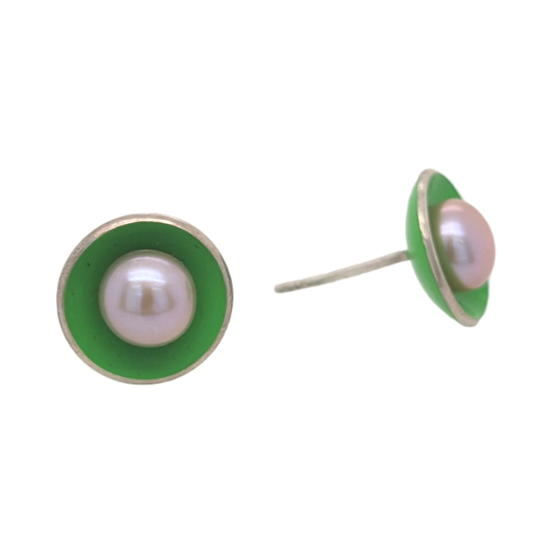 Pop Pearl Stud Earrings - Image 11