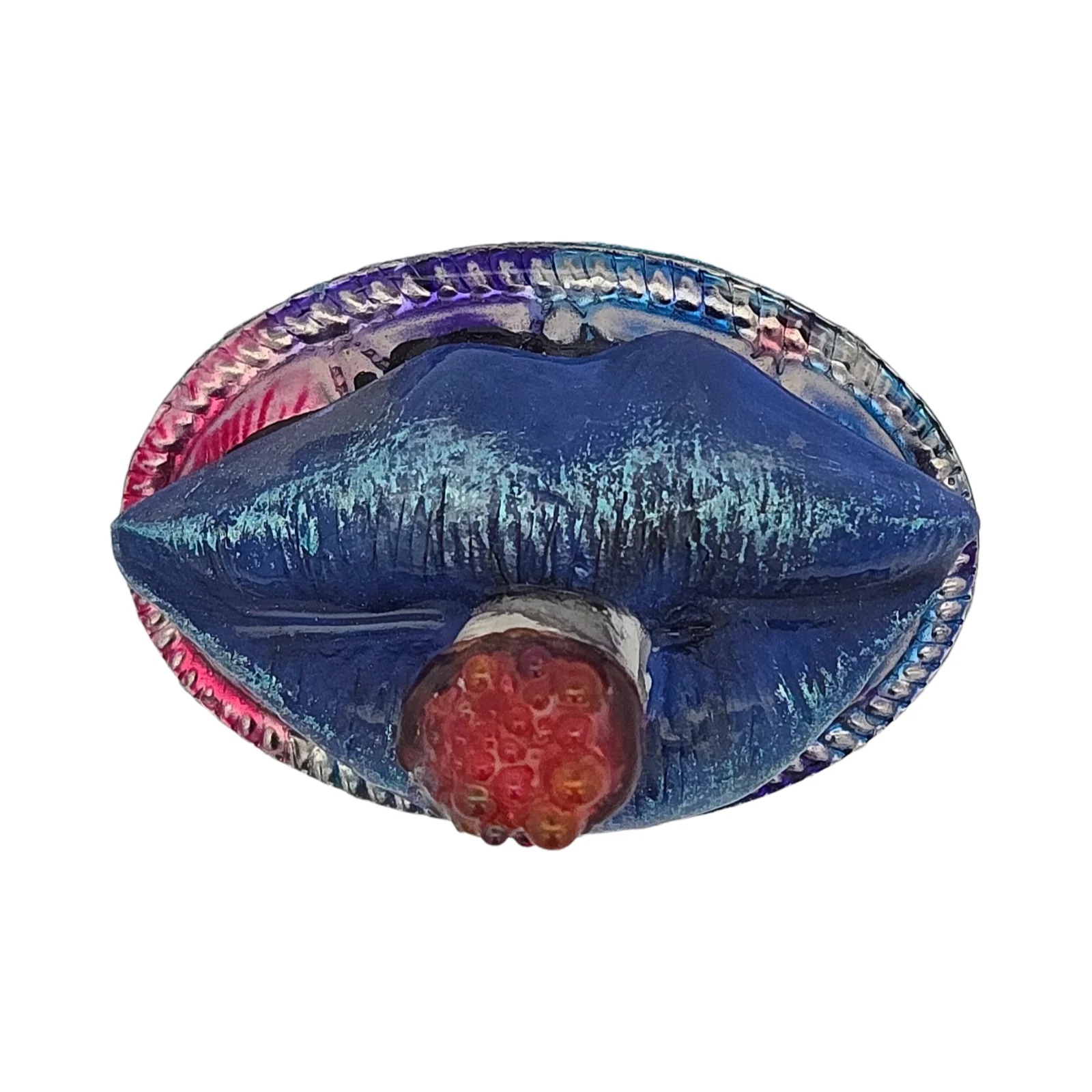 Porcelain Lips Brooches - Image 4