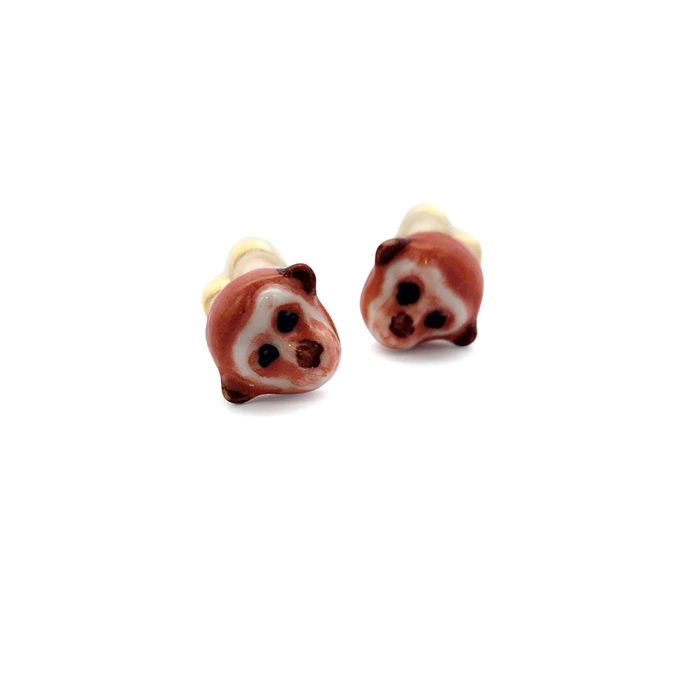 Porcelain Monkey Studs - Image 3