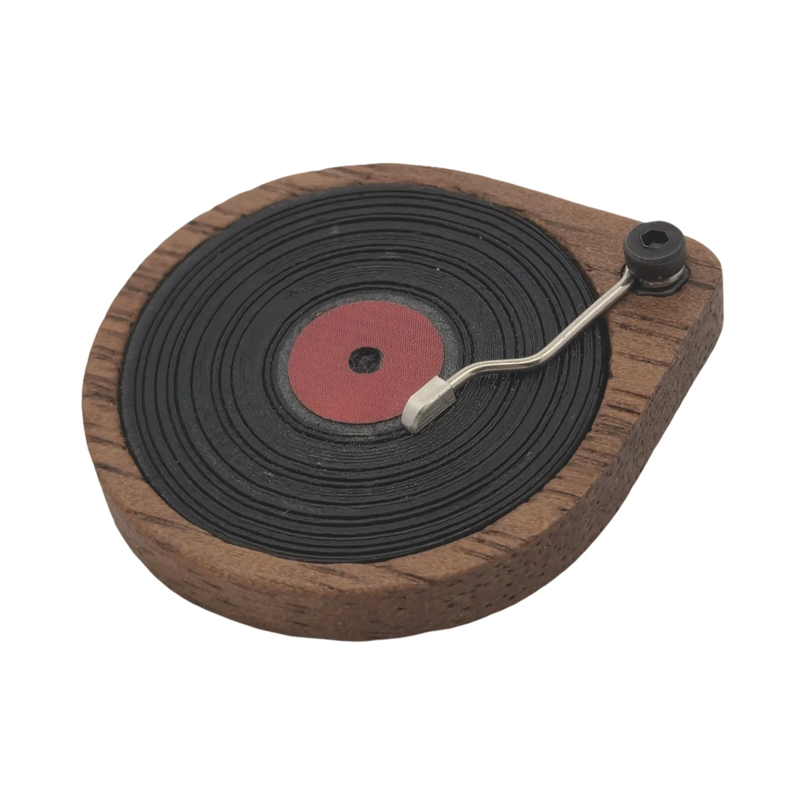Red Record Player Brooch - Image 2