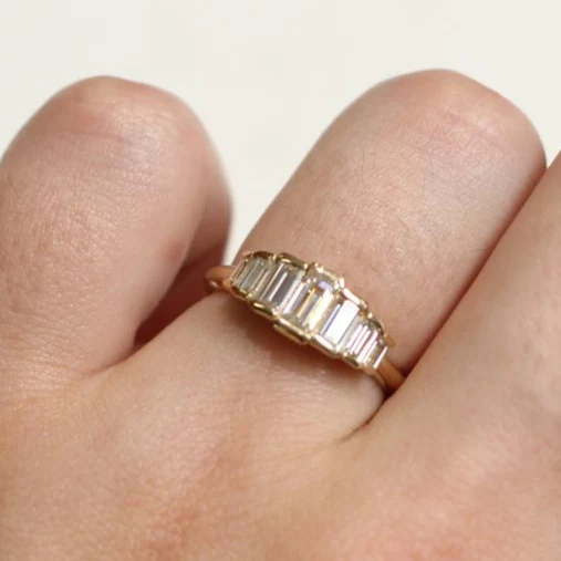 Roma Retro - Moissanite Engagement Ring - Image 3