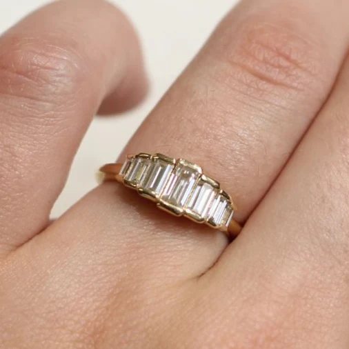 Roma Retro - Moissanite Engagement Ring - Image 4