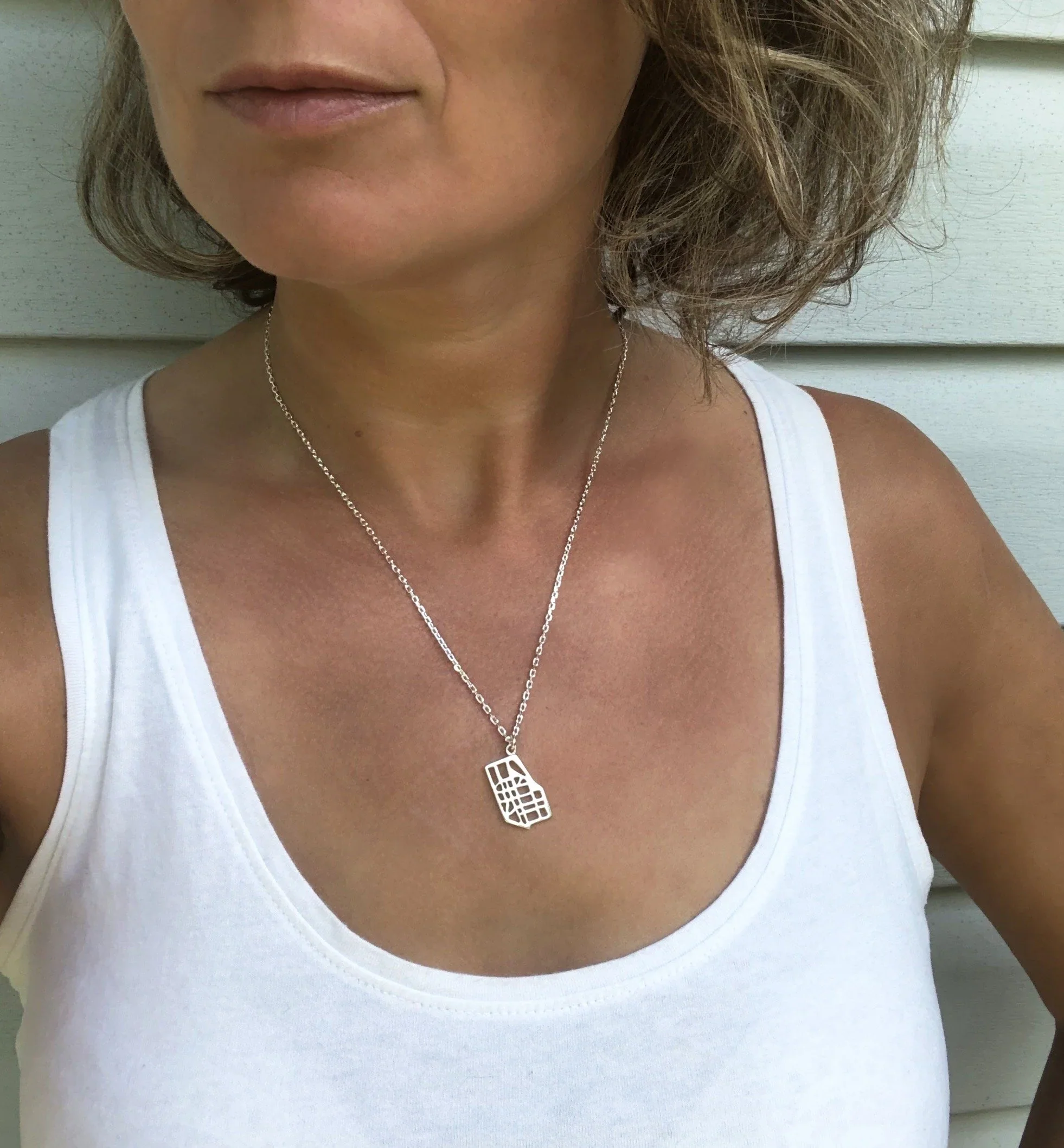Roncesvalles Map Pendant - Image 3