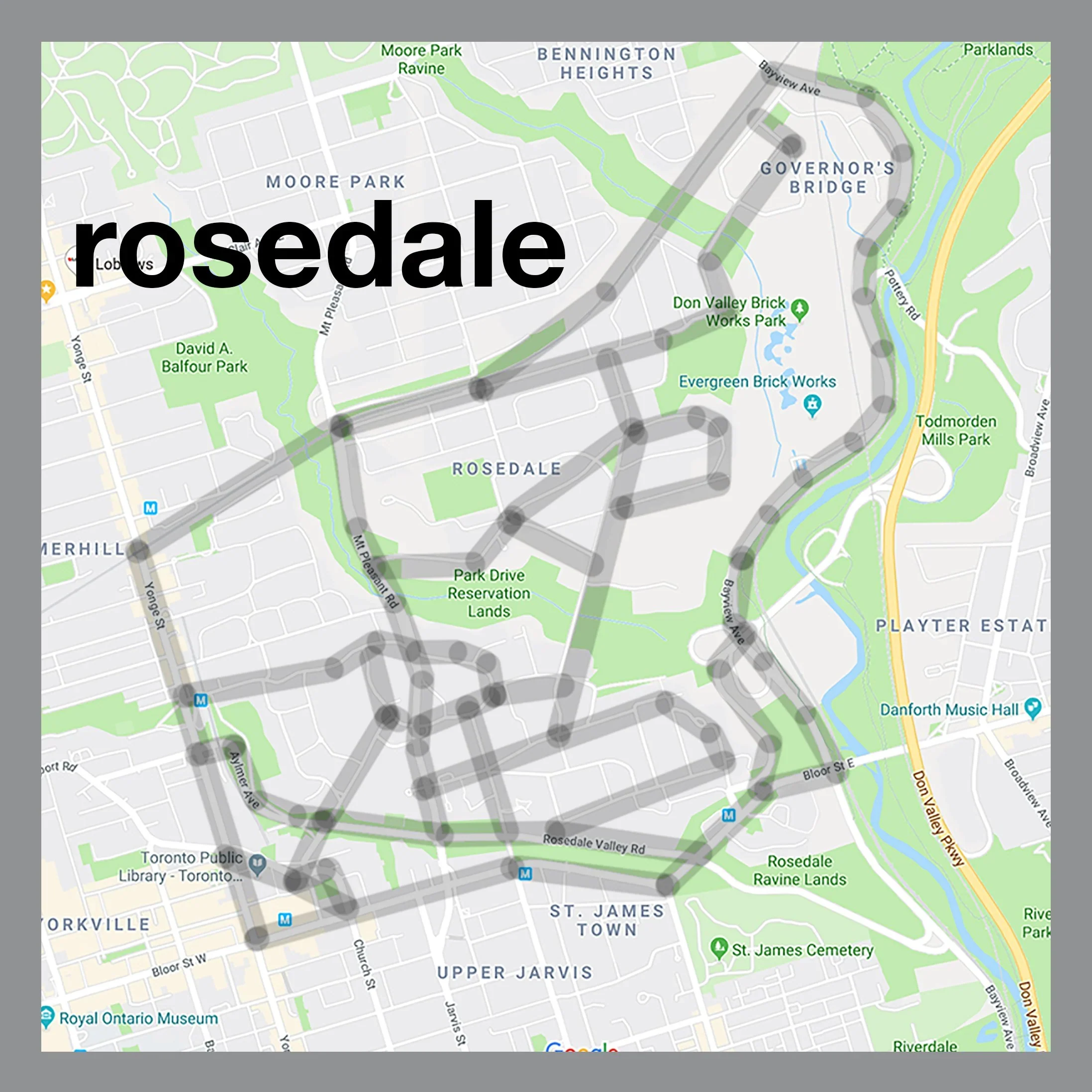 Rosedale Map Pendant - Image 2