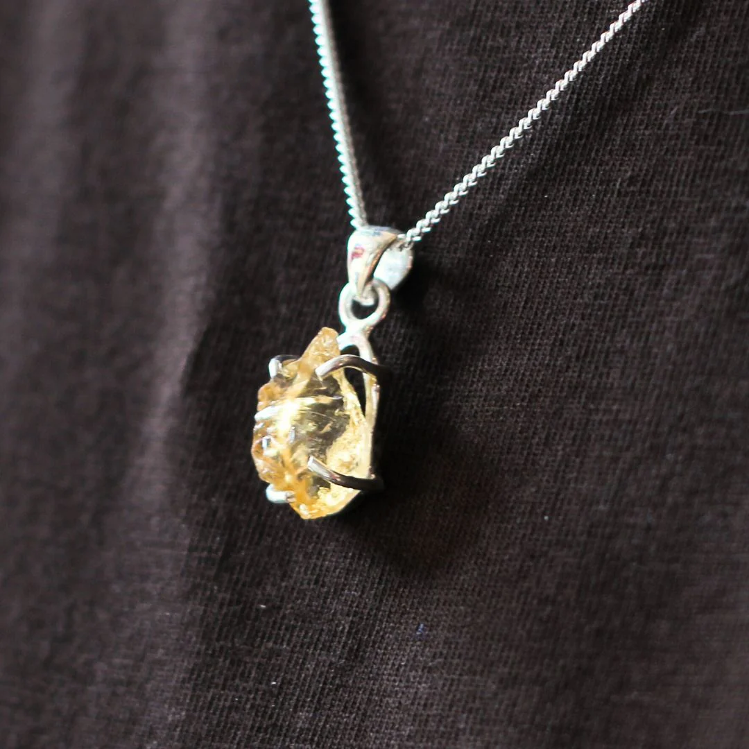 Rough Citrine Necklace - Image 2