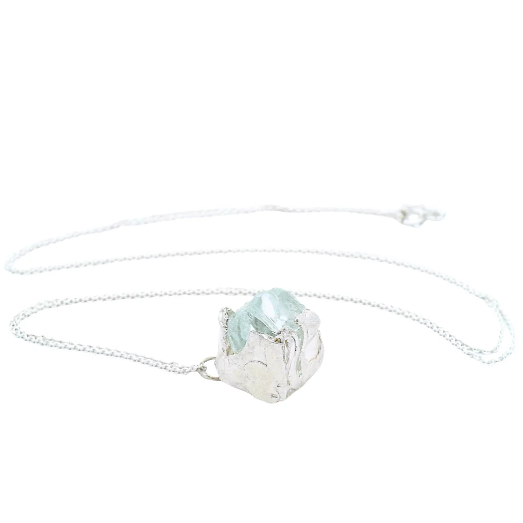 Sterling Silver Bus Stop Glass Pendant - Image 5