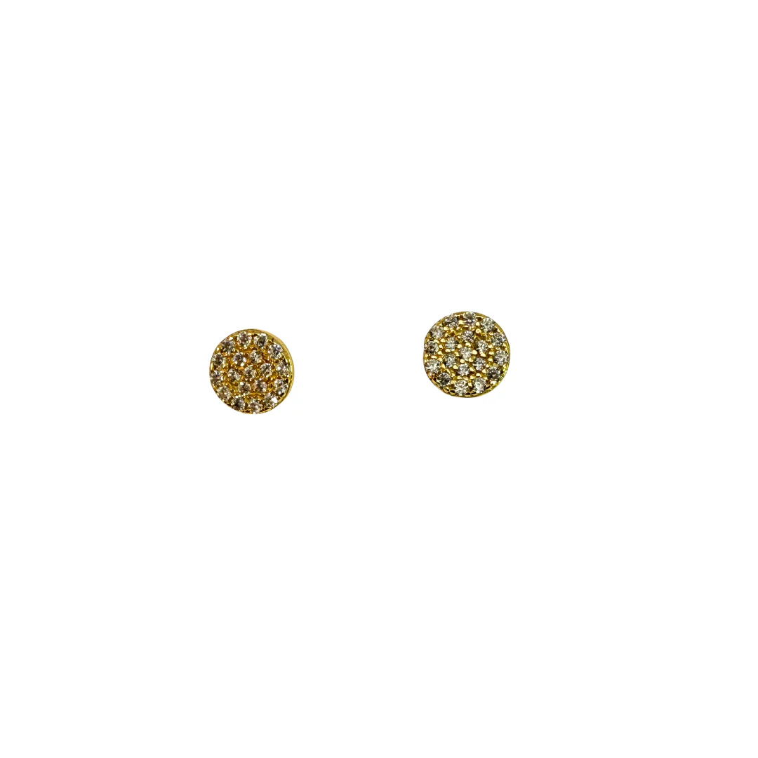 Round Studs with CZs - Image 2