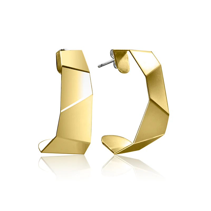 Sectional Hoop Earrings - Image 3