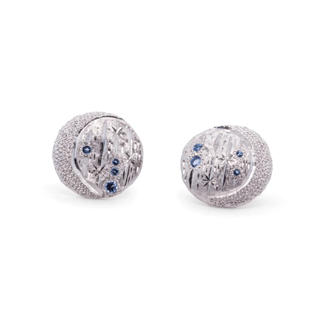 Silver Celestial Earrings