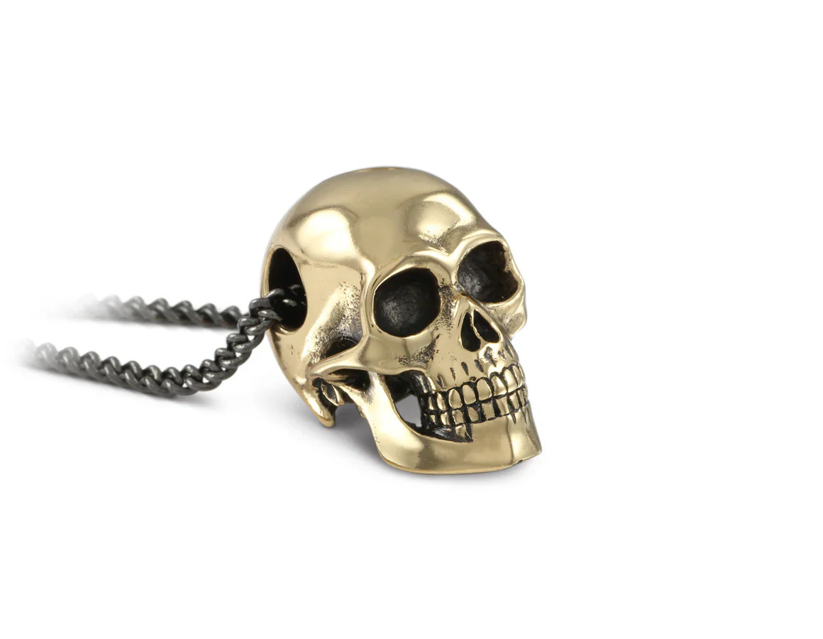 Bronze Skull Necklace - Image 2
