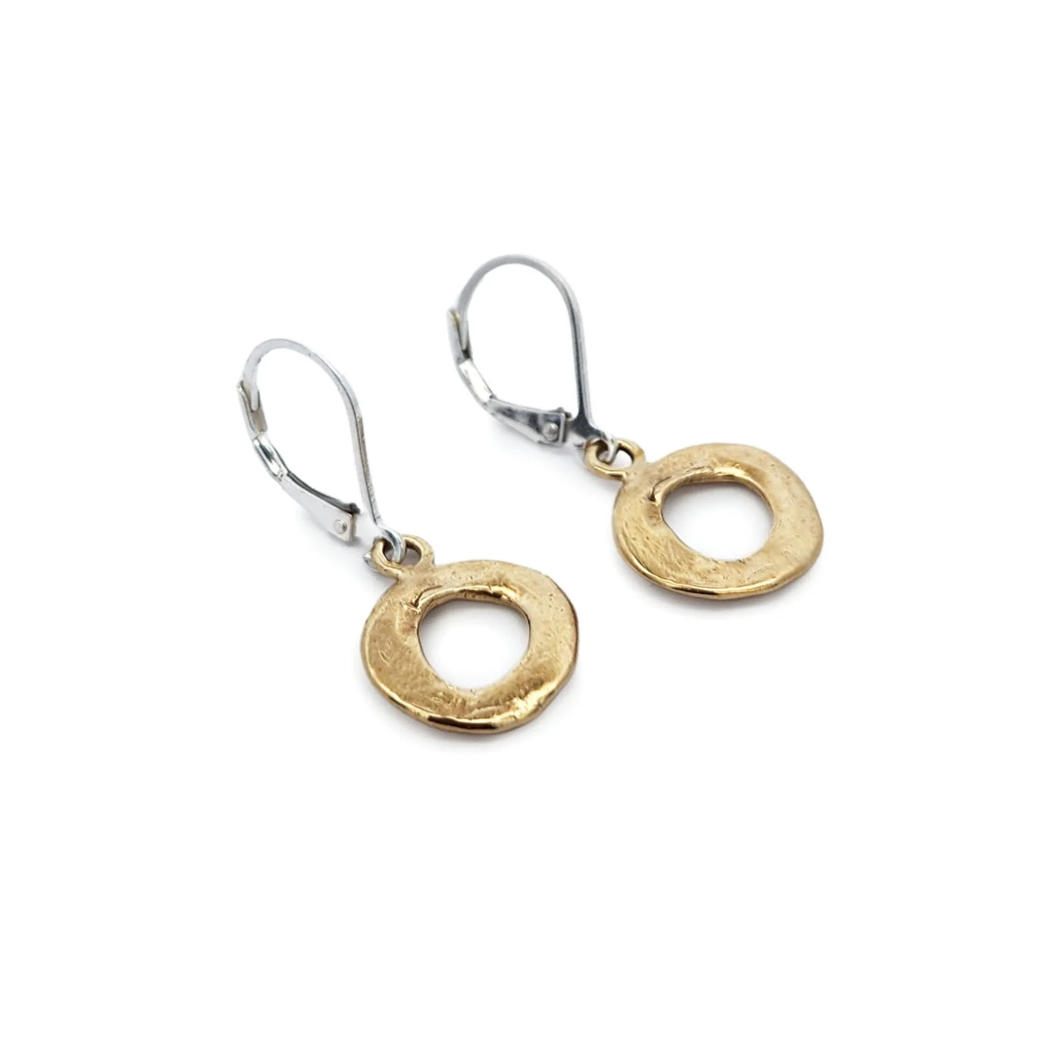 Sm Bronze Donut Earrings - Image 2