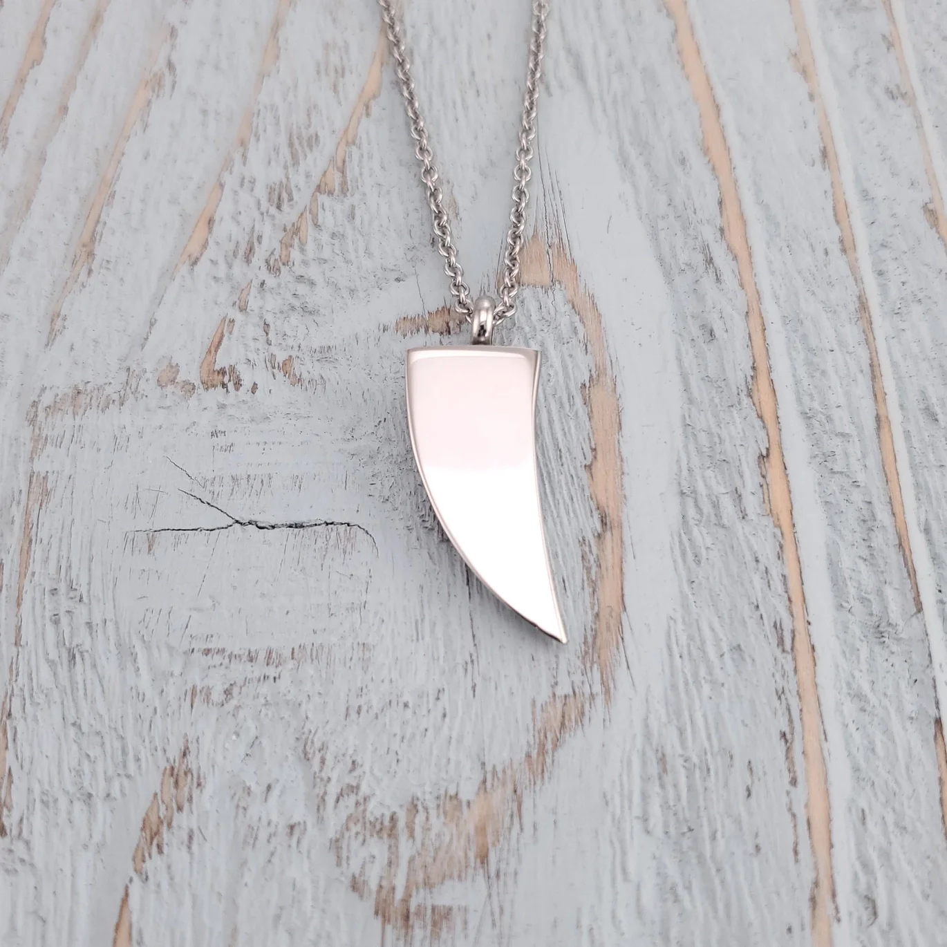 Stainless Steel Claw Urn Necklace - Image 3