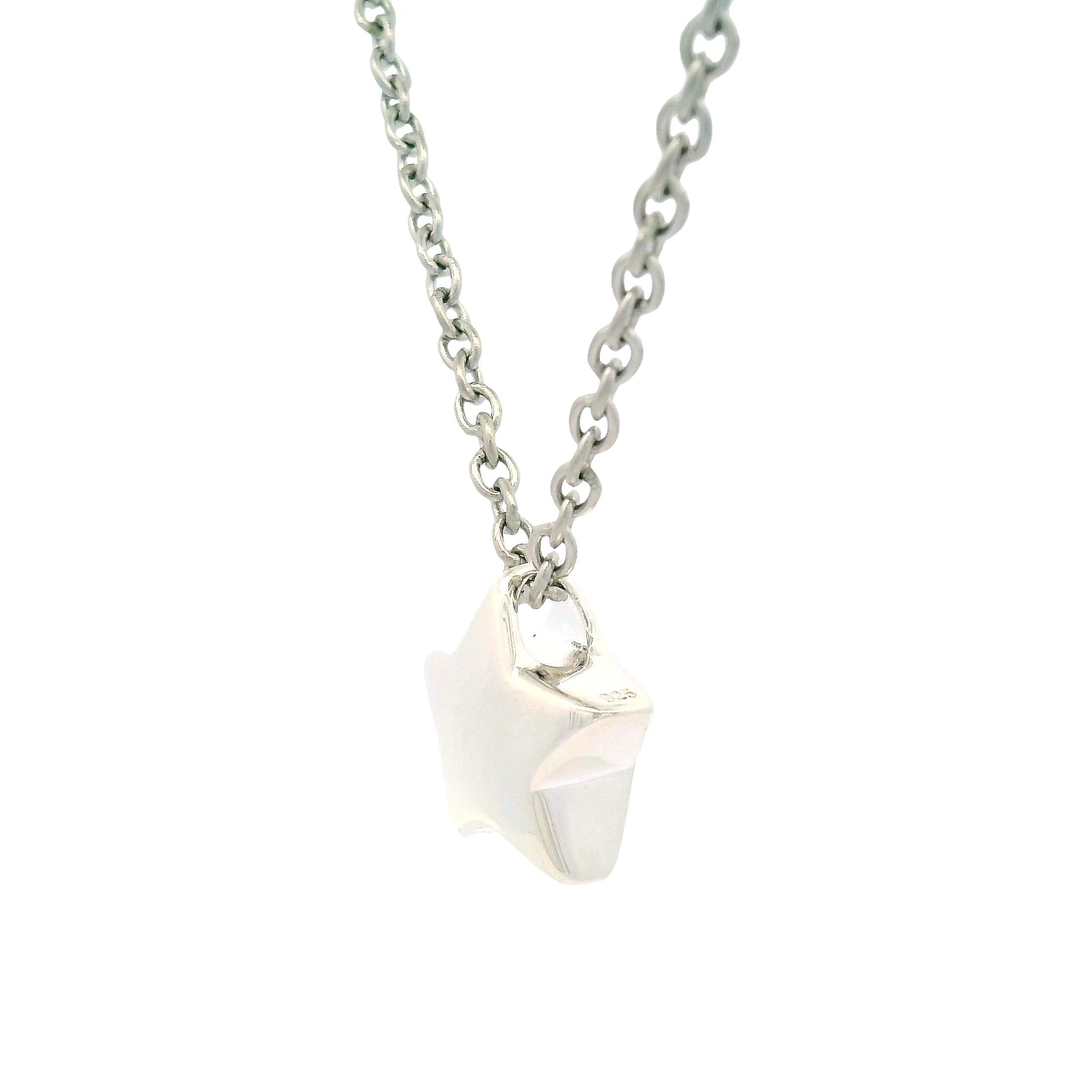 Sterling Silver Tiny Star Urn Pendant - Image 3