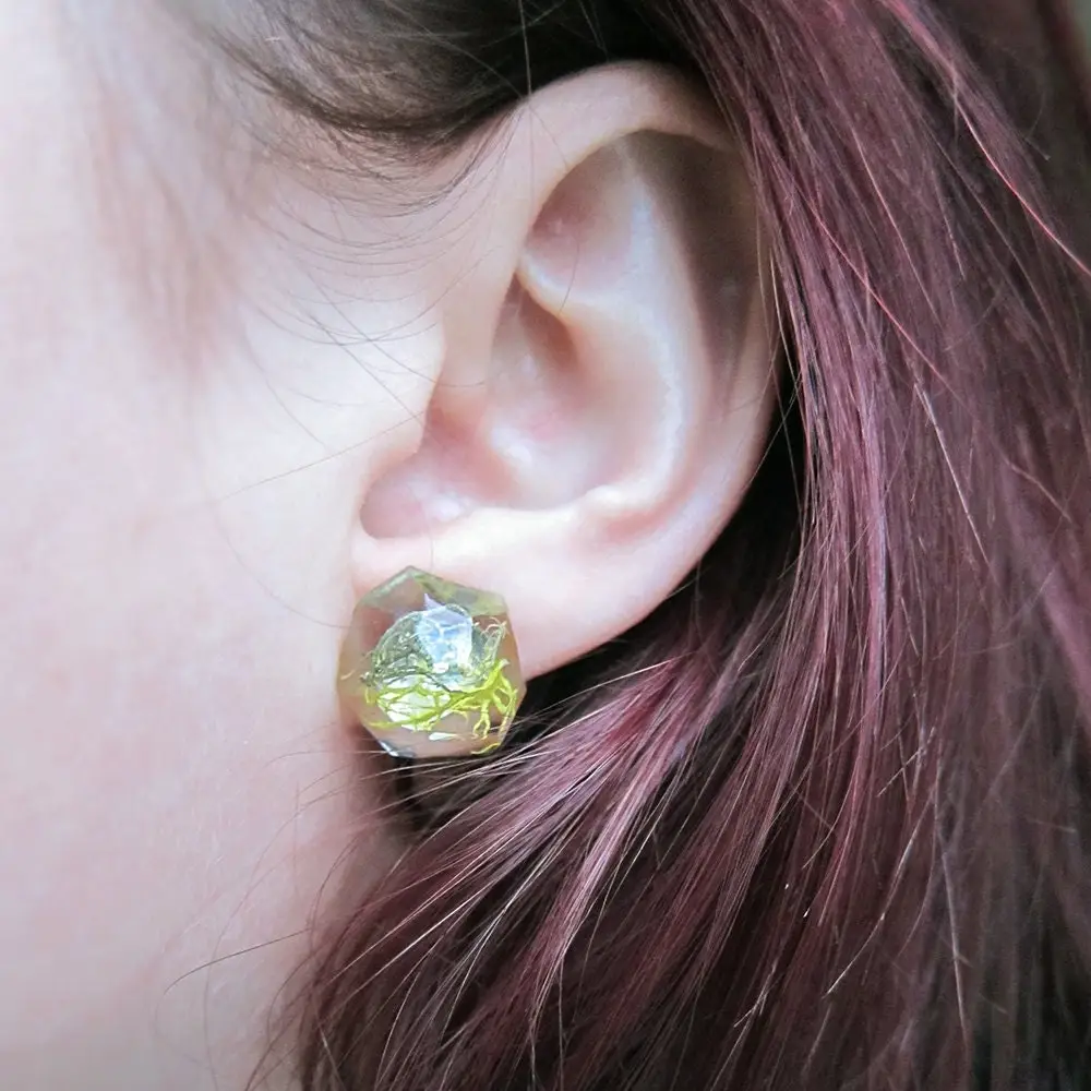 Terrarium Moss Resin Studs - Image 2