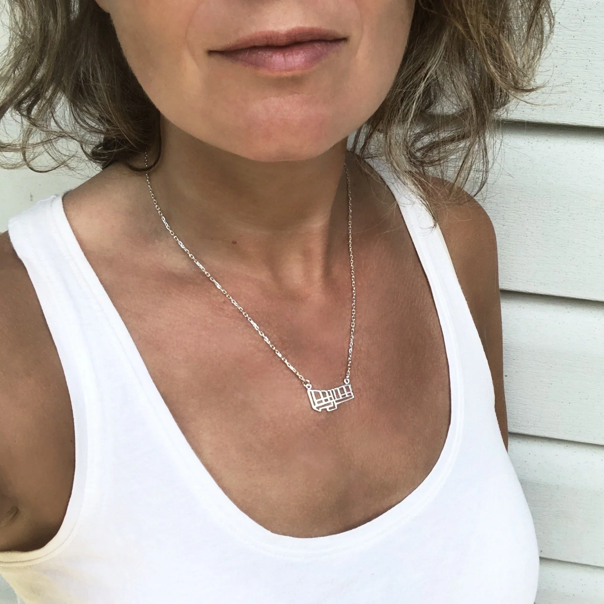 Trinity Bellwoods / Queen West Map Pendant - Image 4