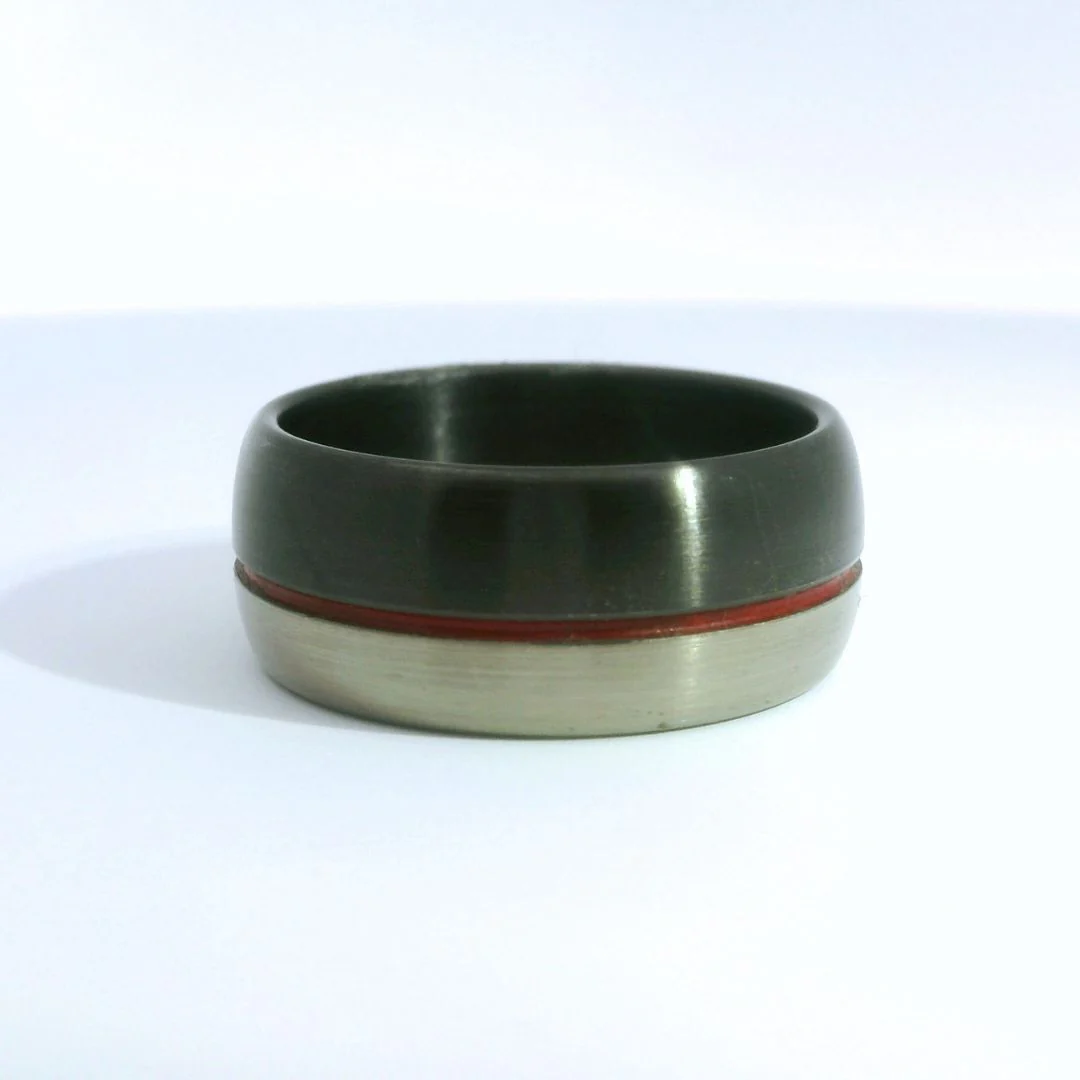 Two-tone Zirconium Band - Image 2