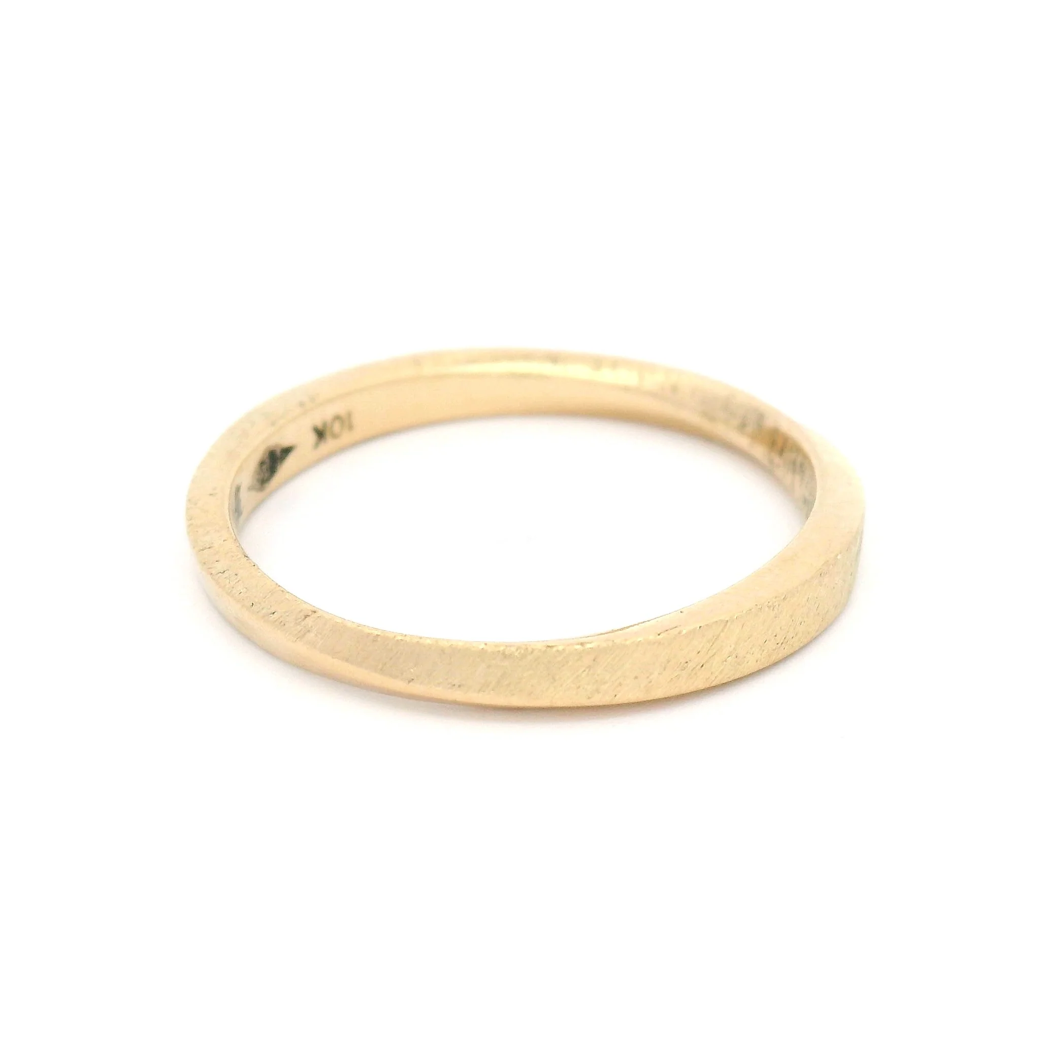 10k Yellow Ouroboros 2.5mm Wide Slim Band - Image 2