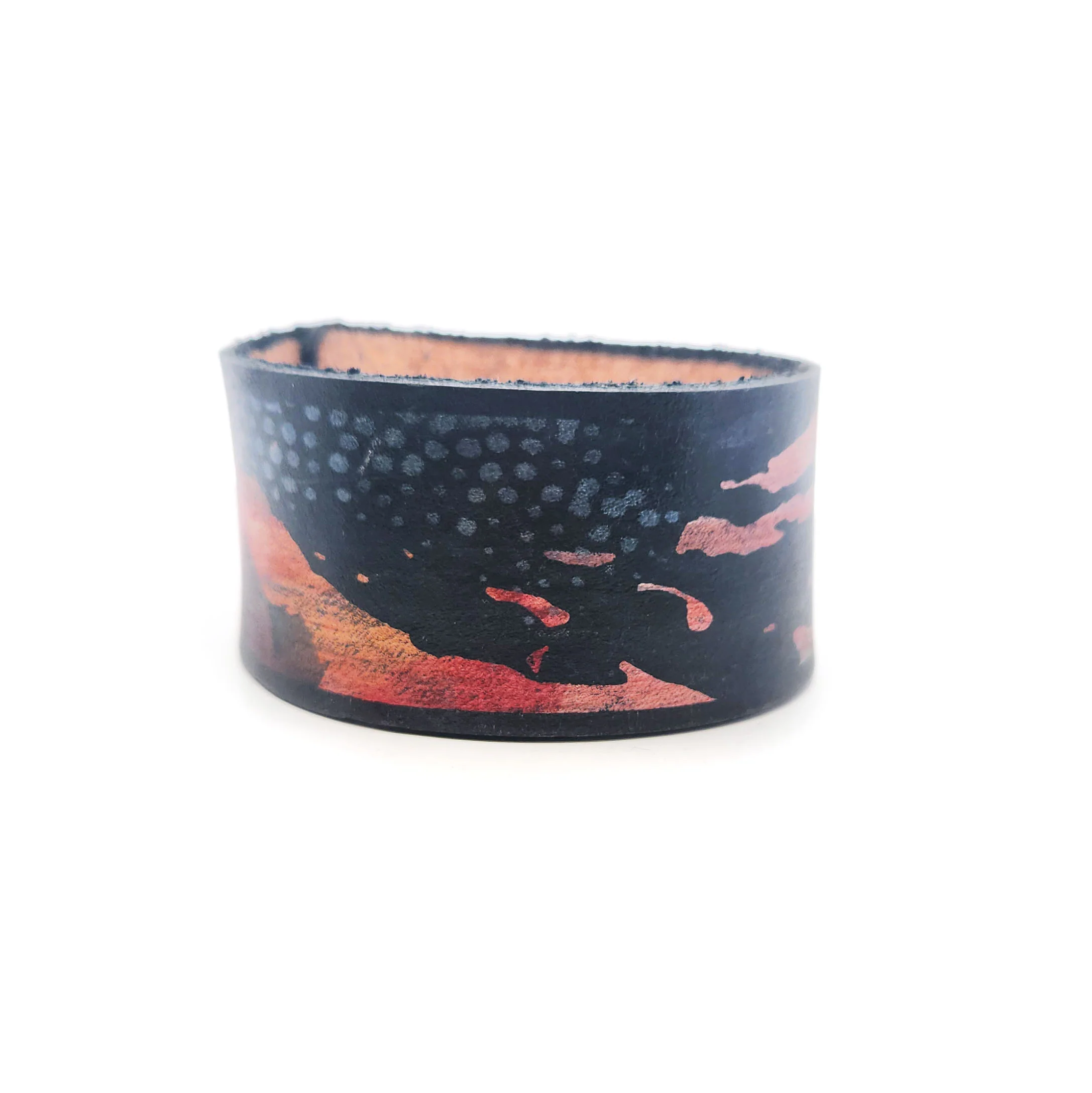 Wide Dali Leather Bracelet - Image 3