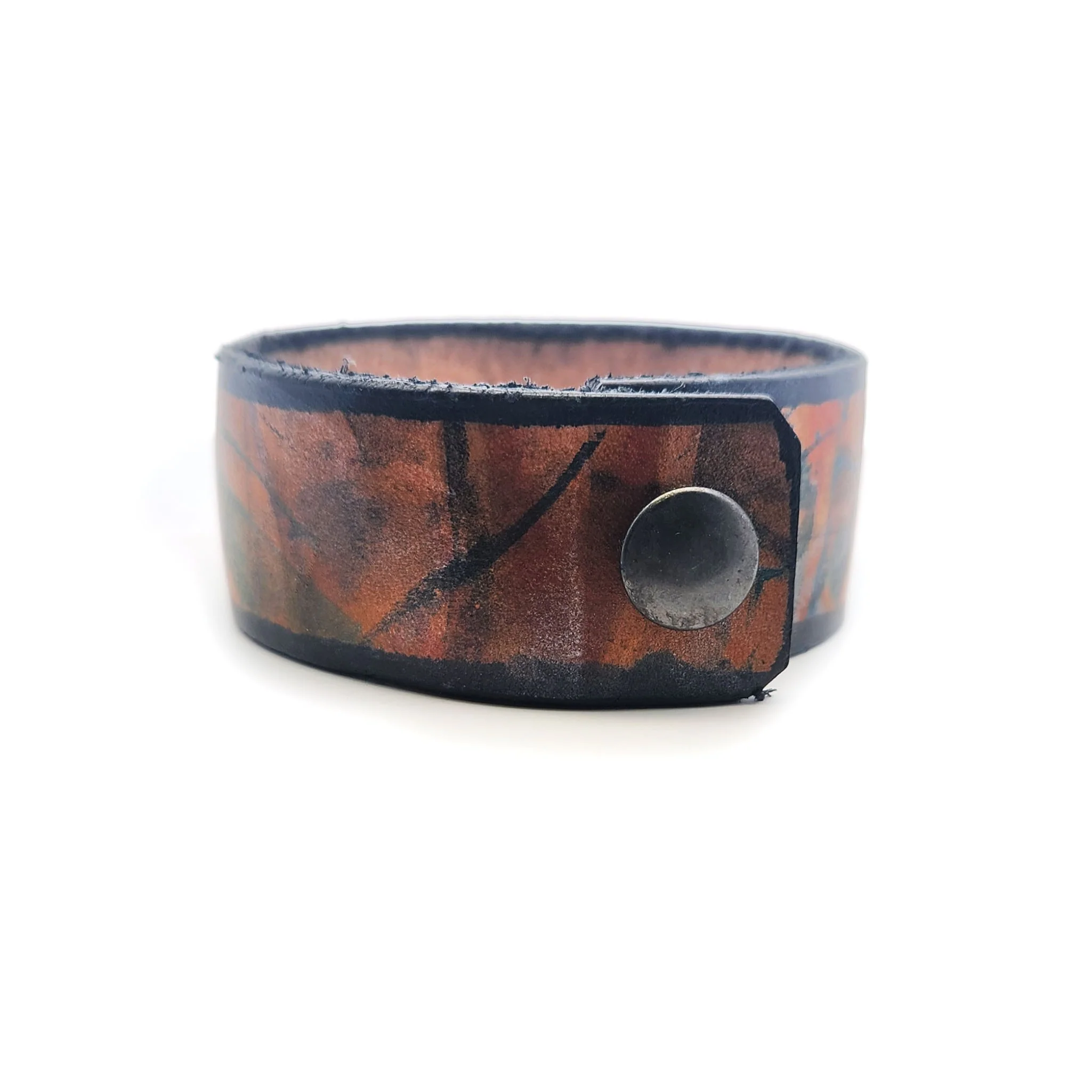 1" Wide Desert Leather Bracelet - Image 2