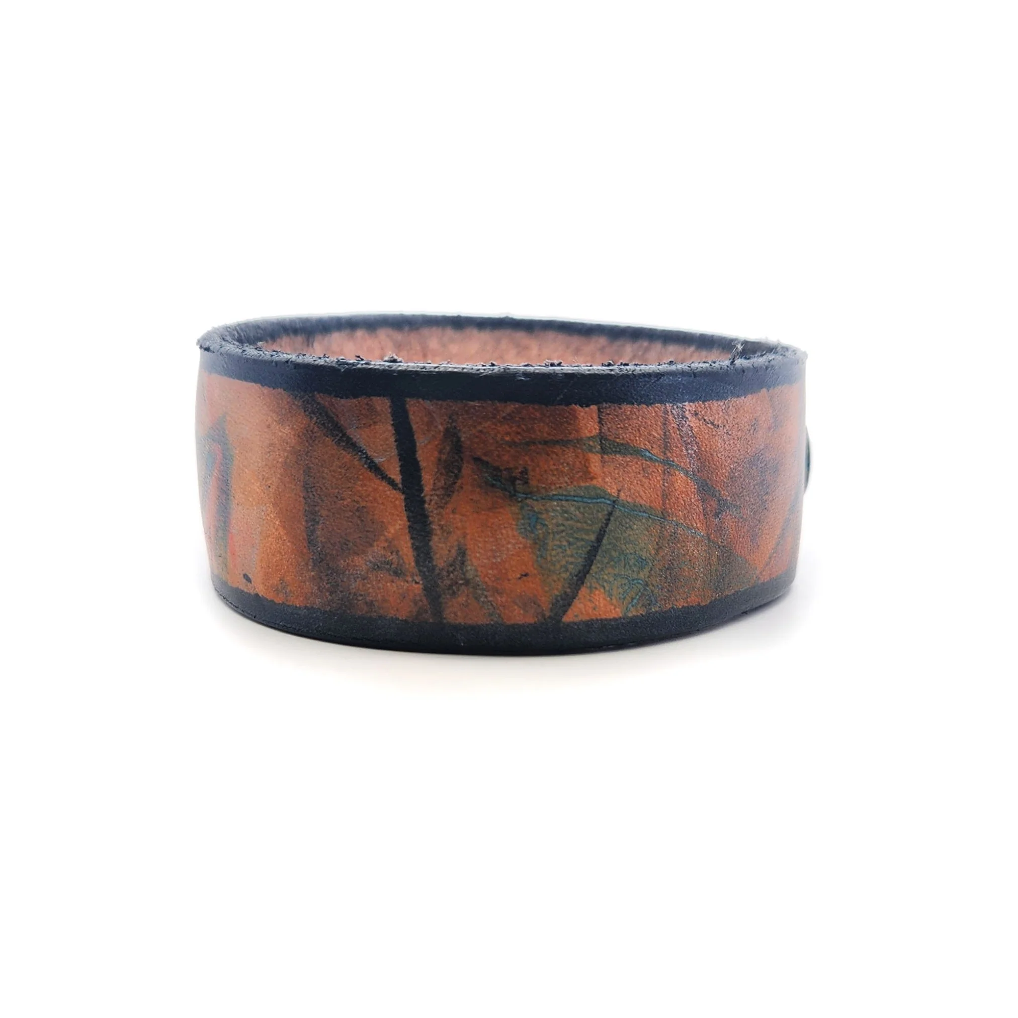 1" Wide Desert Leather Bracelet - Image 3