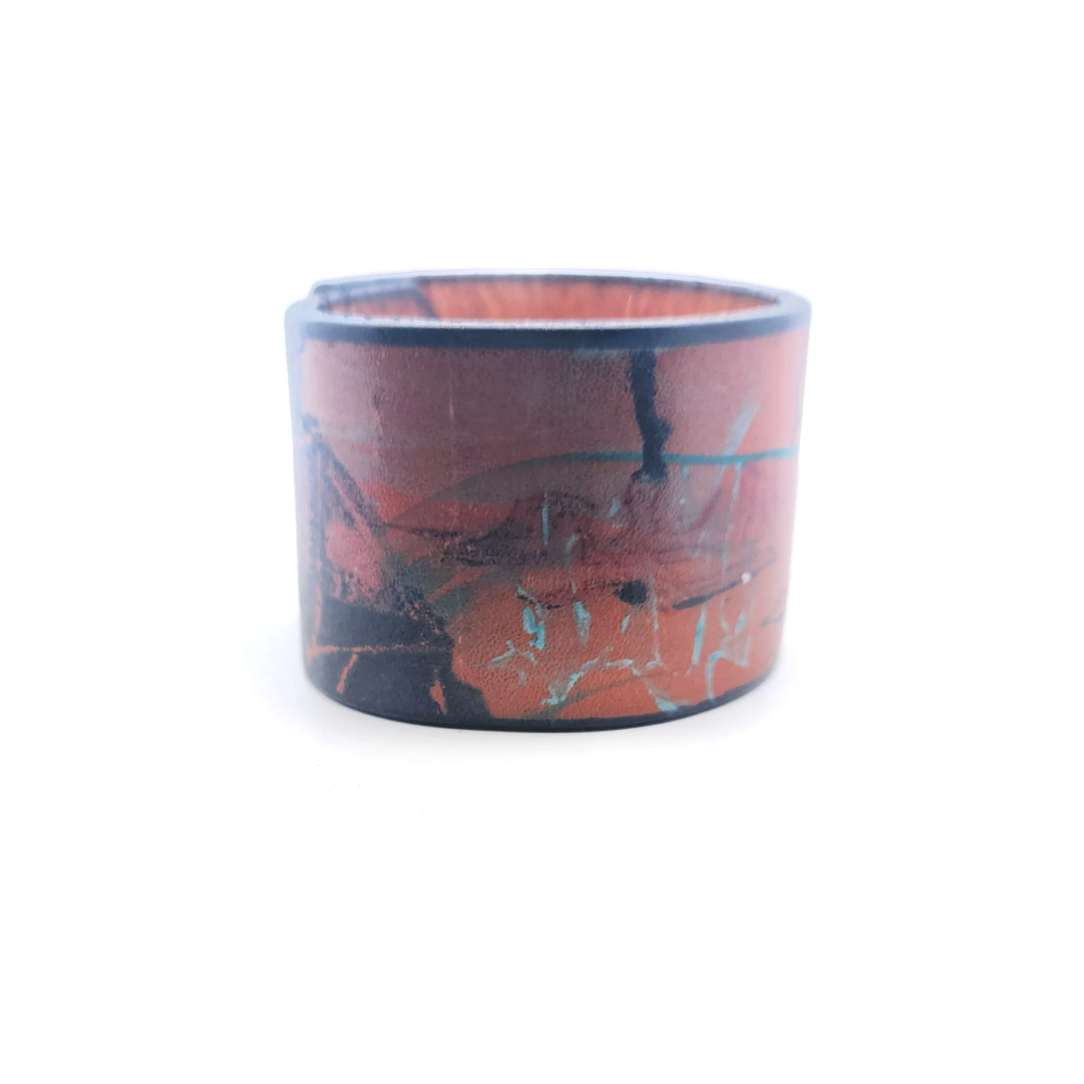 Wide Sunkiss Leather Bracelet - Image 3